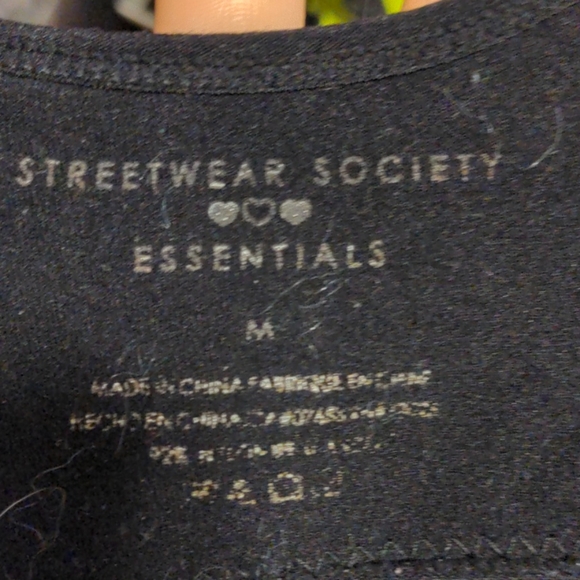 Black and lace sport bra/bralette/croptop - Picture 3 of 3